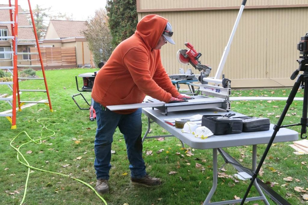JLS Lead Carpenter, Jack, on-site at a recent project