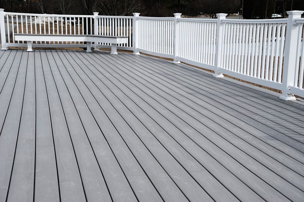 a photo of decks and railings